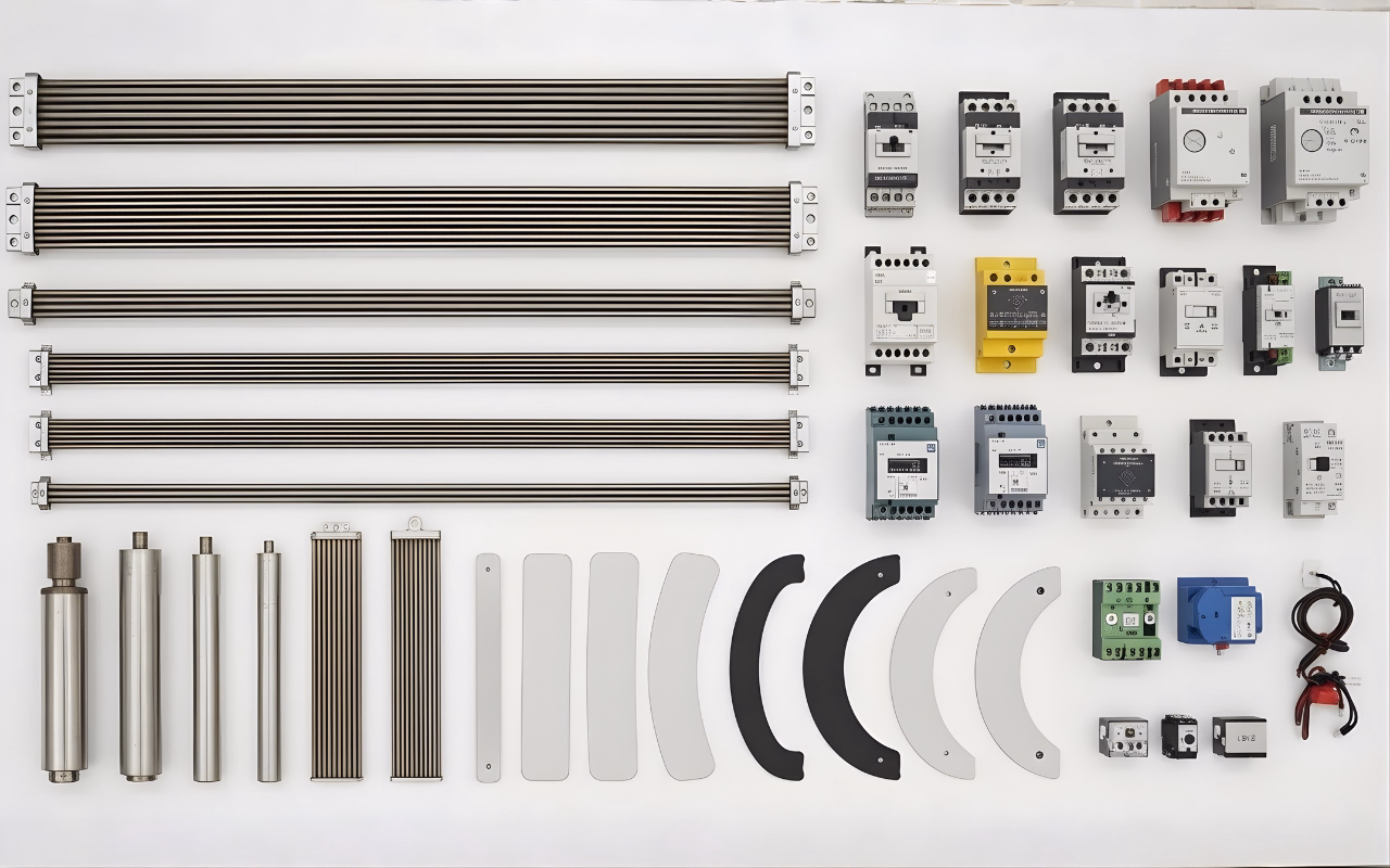 Range of industrial heating elements and accessories