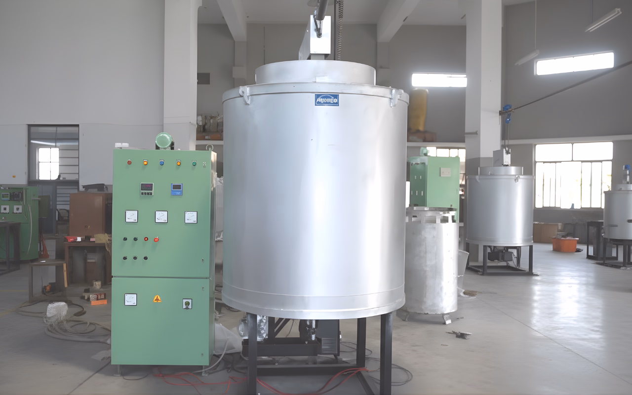 Industrial furnace for heat treatment