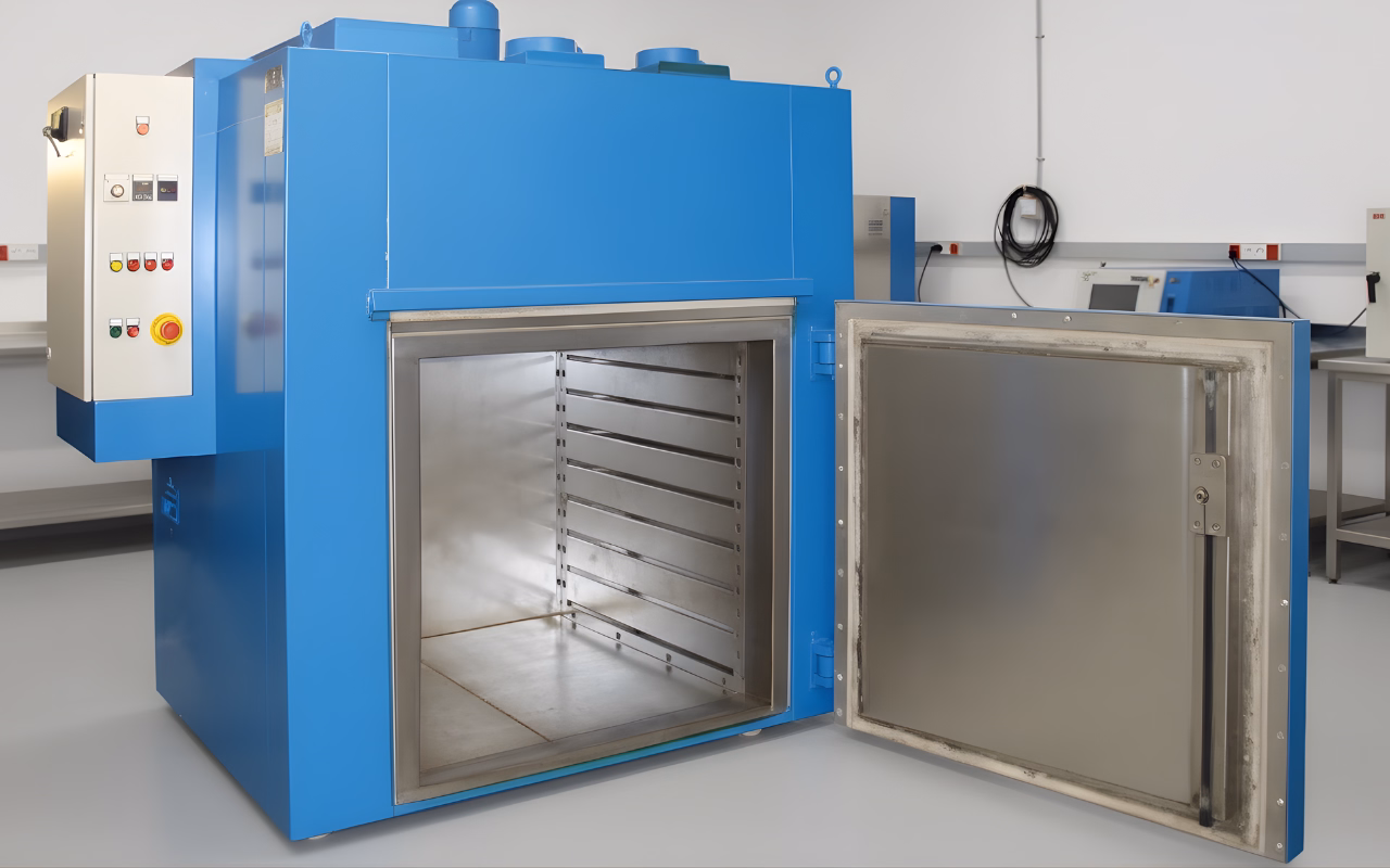 Industrial conveyor baking oven